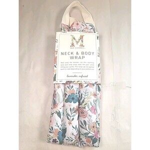 New Mia Charro Neck & Body Wrap Lavender Infused Heating & Cooling 20"X4"
